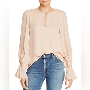 Joie Abekwa Silk Blouse in Pink Sky